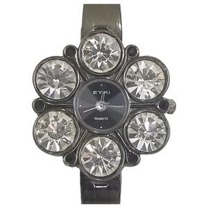Eyki Women's Rhinestone FlowerWrist Watch Water Resistant Stainless New Batte G6
